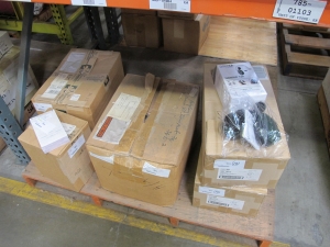 LOT TO INCLUDE: (60) SCREEN, 15" DIAGONAL MEASUREMENT SIZE, CONTOUR EYE PROTECTION FILTER KIND, DOUBLE SIDED, ANTI-REFLECTIVE MATERIAL, (20) HEARING PROTECTORS, MUFF TYPE, BULLARD SAFETY CAP KIND, 25 NRR RATING, (52) COVERS, 9" LG SIZE, ROLLER KIND. 3/8" NAP, (47 BOXES) HEARING PROTECTOR, PLUG TYPE, UNIVERSAL SIZE, DISPOSABLE KIND, 29 NRR RATING. EXPANDABLE FOAM EAR PLUGS. LOADING & HANDLING FEE $15-4174